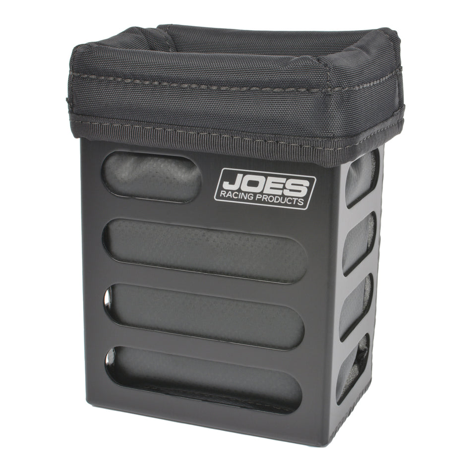 JOES Racing Products Radio Box - Small - Bolt-On - 5-1/4" Tall - Flat Panel Mount - Black