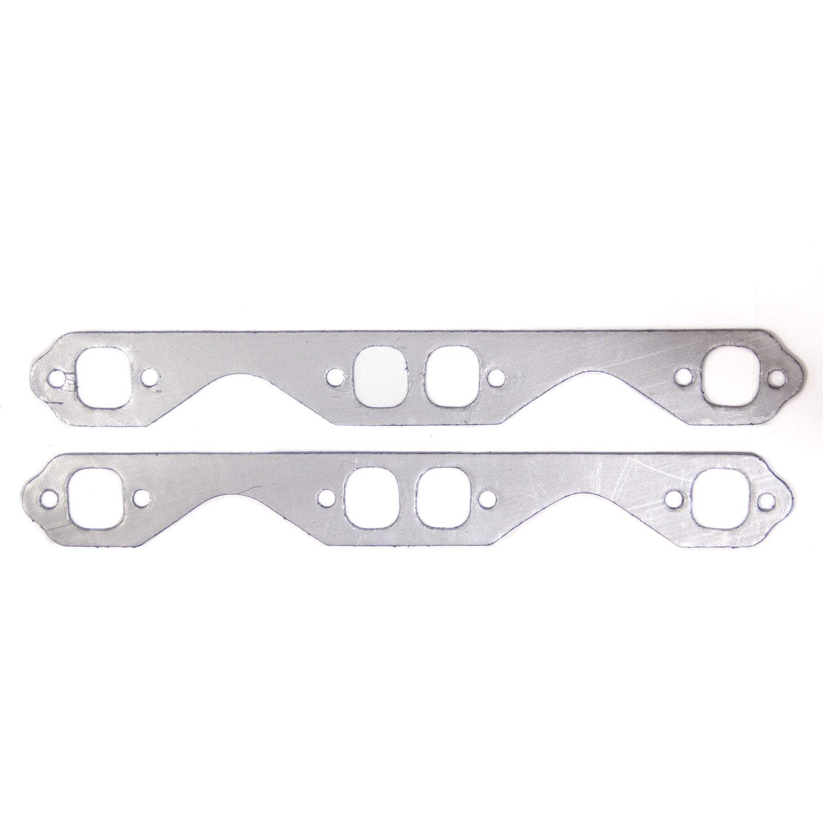 Remflex Exhaust Header / Manifold Gasket - 1.375 x 1.500 in Rectangular Port - Graphite - Small Block Chevy - Pair