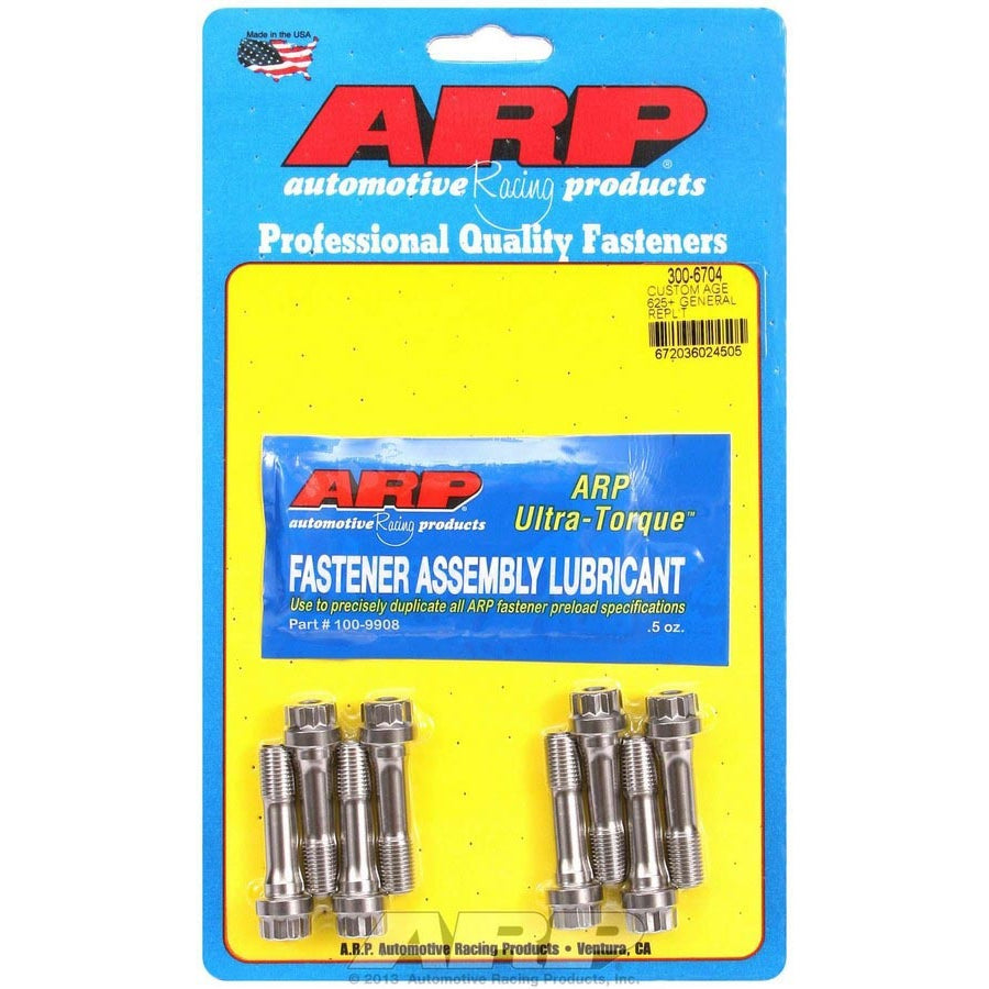 ARP Pro Series Connecting Rod Bolt Kit - 3/8 in Bolt - 1.5 in Long - Nickel Alloy - Universal - Set of 8
