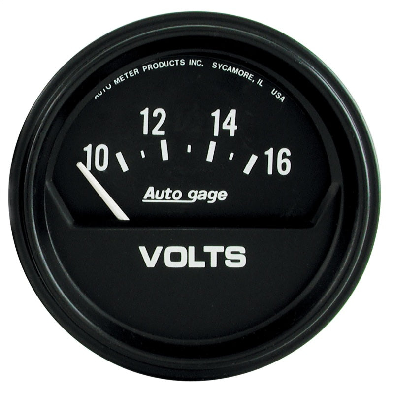 Auto Gage Electric Voltmeter Gauge - 2-5/8"