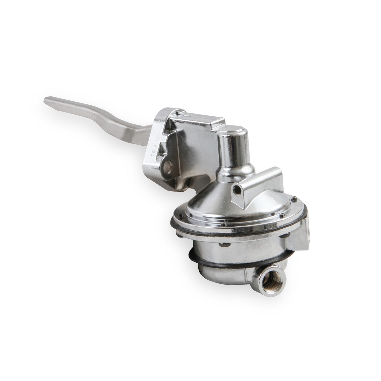 Holley Mechanical Fuel Pump - 110 gph - 6.5-8 psi - 3/8 in NPT Female Inlet / Outlet - Polished - Gas - Big Block Ford