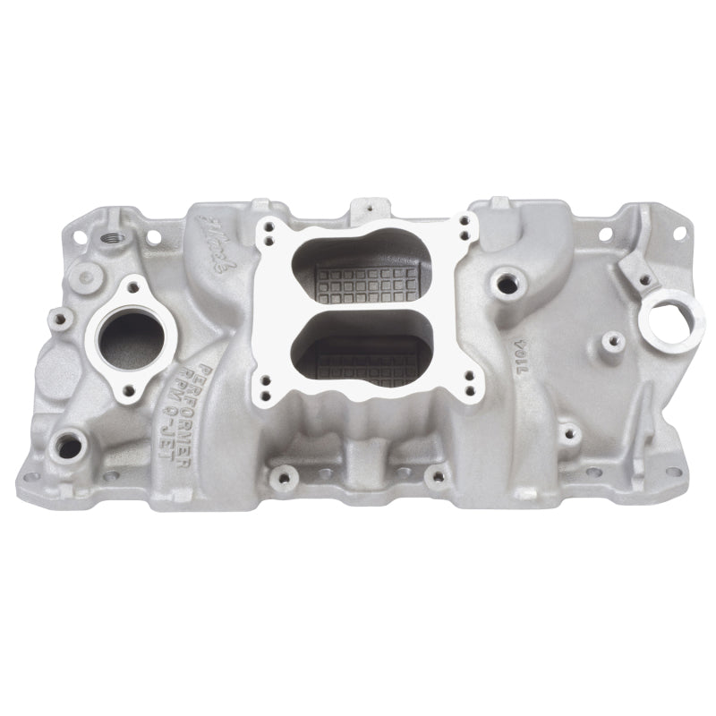 Edelbrock Performer RPM Quadrajet Intake Manifold - Cast