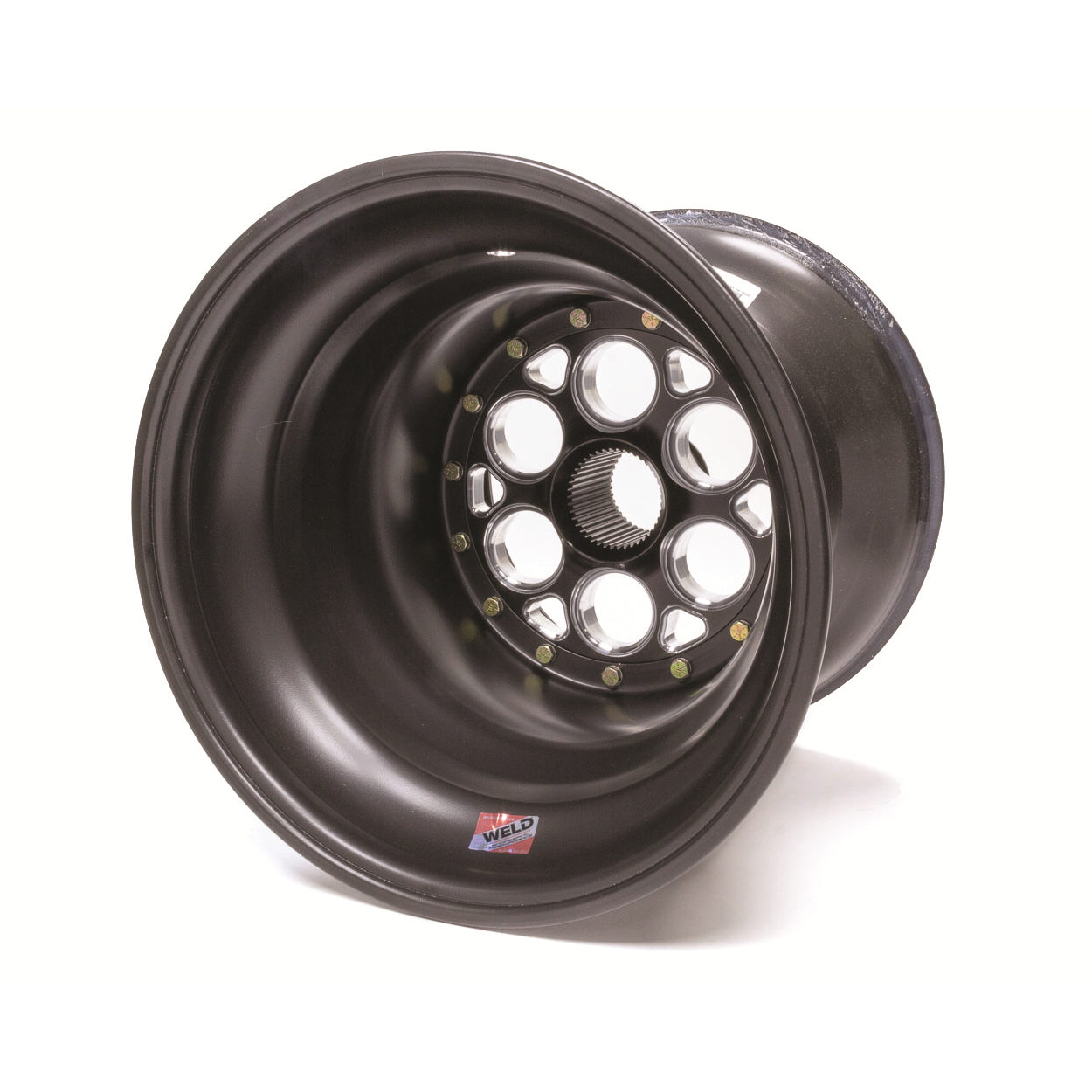 Weld Magnum Sprint Spline Wheel - 15" x 15" - All Black - 42 Spline - 7" BS - Inner Bead-loc