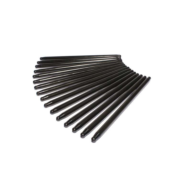 Comp Cams Hi-Tech 210 Degree Radius Pushrod - 7.900 in Long - 3/8 in Diameter - 0.080 in Thick Wall - Chromoly - Set of 16