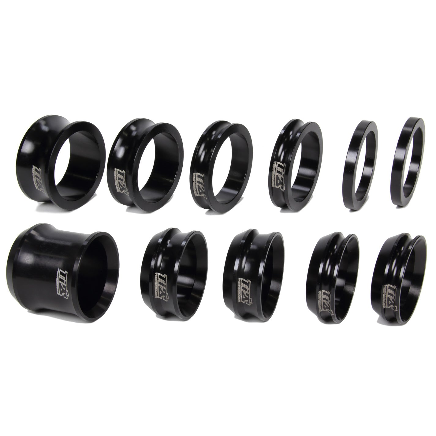 Ti22 600 Wheel Spacer Kit 11 Piece Black