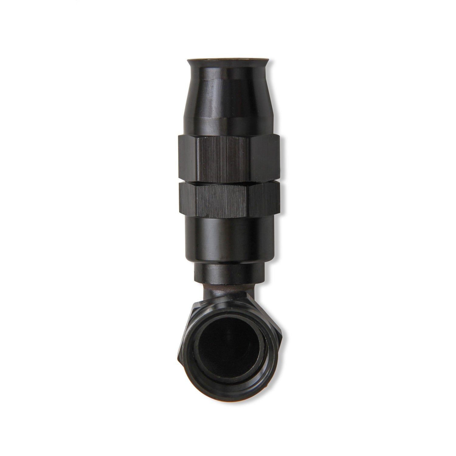 Earl's #-06 AN UltraPro Twist-On Fitting 90 Deg. Black