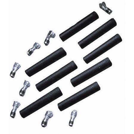 Taylor Cable Products Spark Plug Boot/Terminal Kit 8 mm Black - Straight- Set of 8