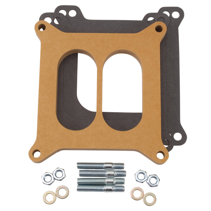 Edelbrock -4 Barrel Carburetor Spacer - Divided