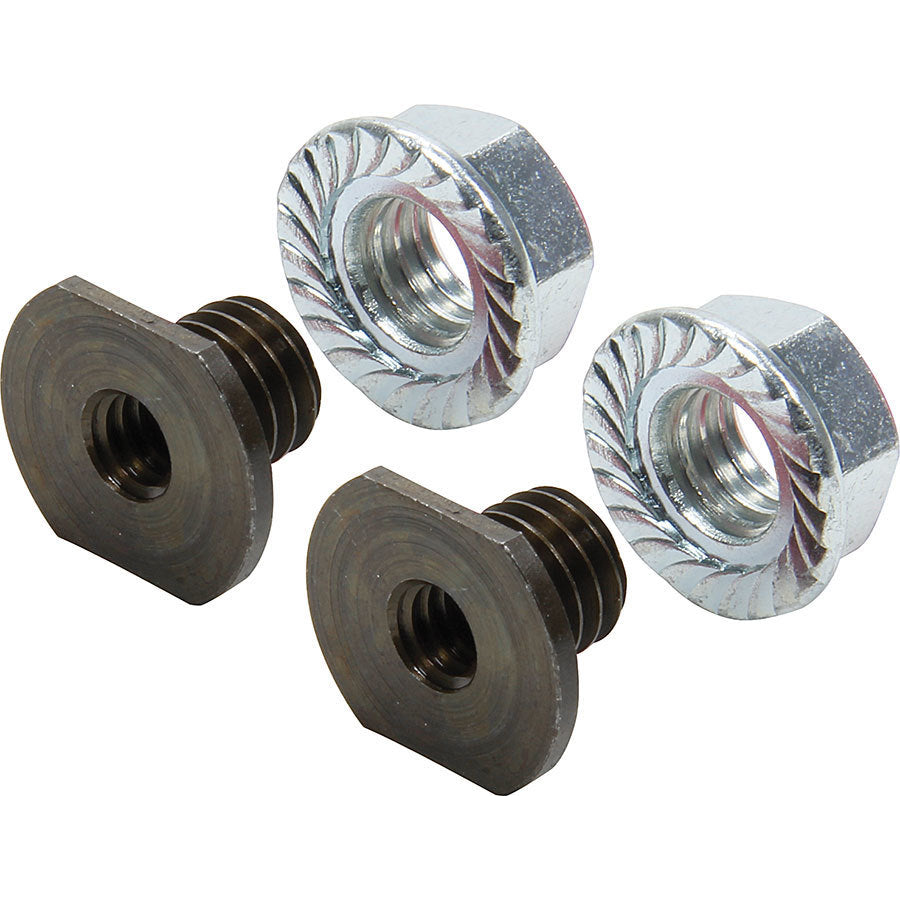Allstar Performance Threaded Nut Insert - 1/4-20 in ID - 3/8 in OD - Black Oxide - Set of 50