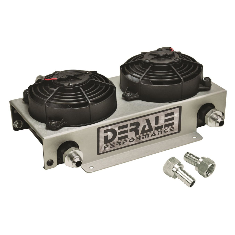 Derale 19 Row Hyper-Cool Dual Cool Remote Cooler, -8AN