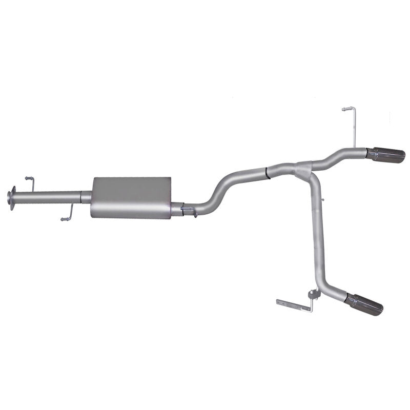 Gibson Cat-Back Exhaust System - 2-1/2" Diameter - Dual Rear Exit - 3-1/2" Polished Tips - 4.0 L