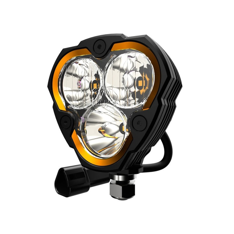 KC HiLiTES Flex Era 3 LED Light Assembly - Combo - 40 Watts - 2 White LED - Bumper/Pillar/Ditch Mount - Aluminum