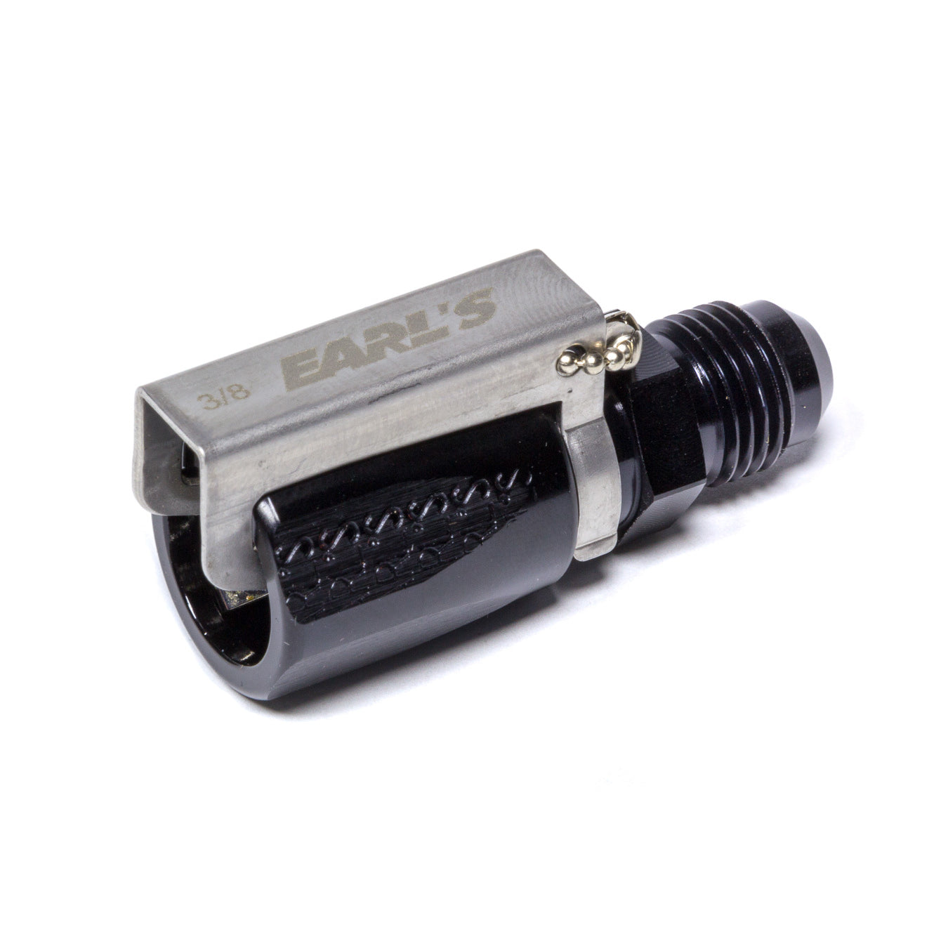 Earl's Ano-Tuff O.E. Fuel Line Efi Quick Disconnect-6 To 3/8"-Black