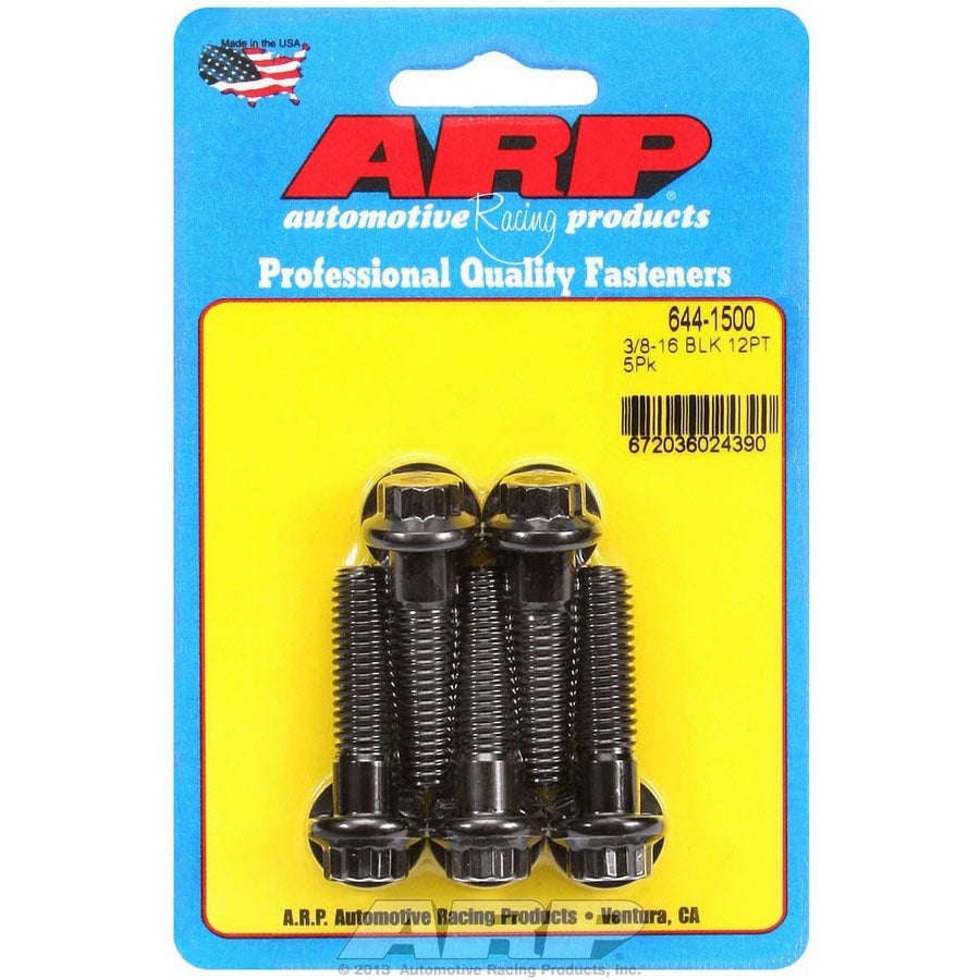 ARP Bolt Kit- 7/16" 12 Point - 3/8-16 Thread x 1.500 - Set of 5