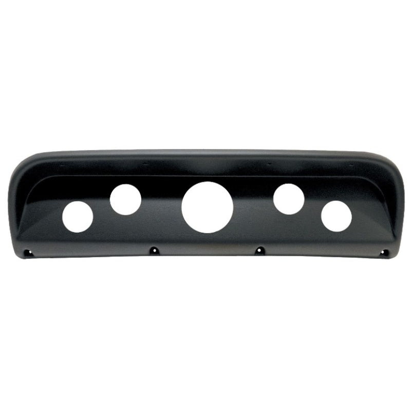 Auto Meter Direct-Fit Dash Panel - Four 2-1/16" Holes - One 3-3/8" Hole - Plastic - Black