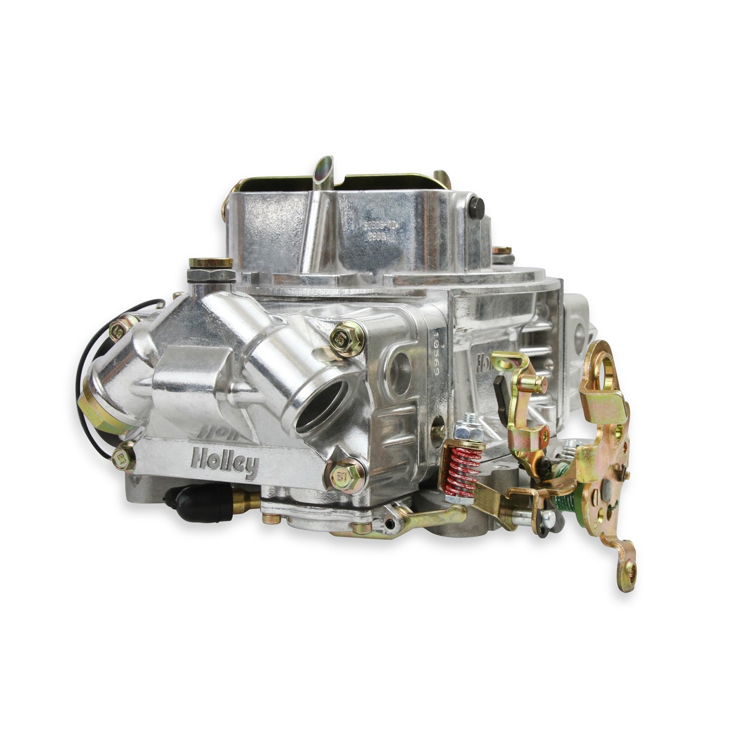 Holley Street Model 4160 750 CFM 4-Barrel Carburetor - Square Bore - Electric Choke - Vacuum Secondary - Dual Inlet - Silver