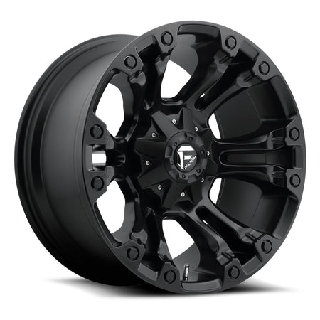 Fuel Off Road Vapor Wheel - 20 x 10" - 4.700" Backspace - 6 x 135.00/6 x 139.70 Bolt Pattern - Aluminum - Matte Black -