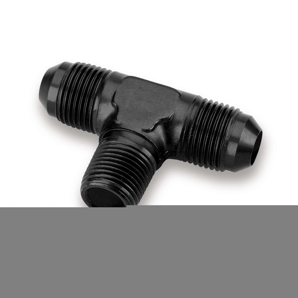 Earl's Ano Tuff -6 AN Tee to 1/4" NPT on Branch Adapter