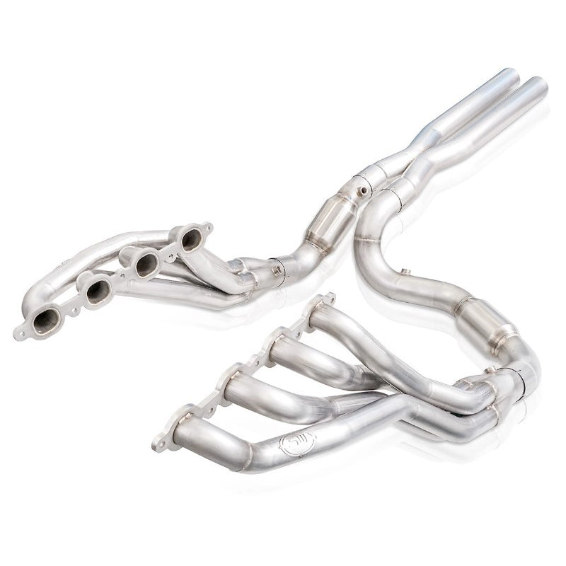 Stainless Works Headers - 1-7/8" Primary - 3" Collector - Catted - Stainless - Natural - GM Fullsize Truck 2019-20