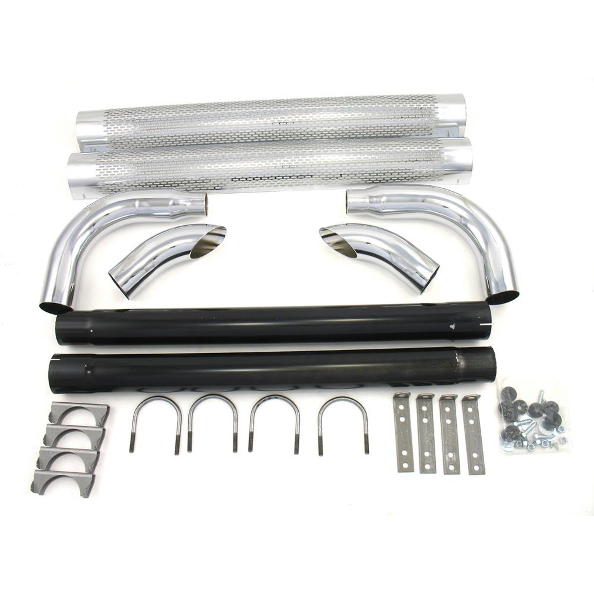 Patriot Chrome Side Pipes - 50"