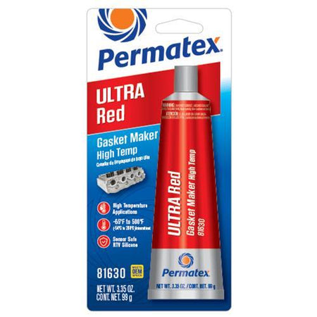 Permatex Ultra Red Sensor Safe Silicone - 3.35 oz Tube