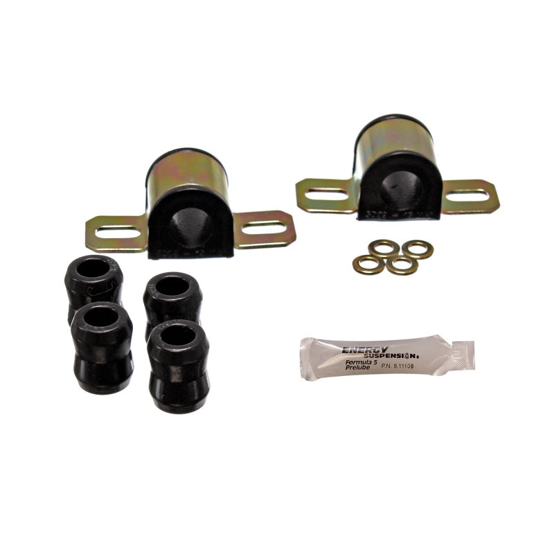Energy Suspension Hyper-Flex Front Sway Bar Bushing - 0.938 in Bar - Black / Cadmium - Jeep CJ 1976-86
