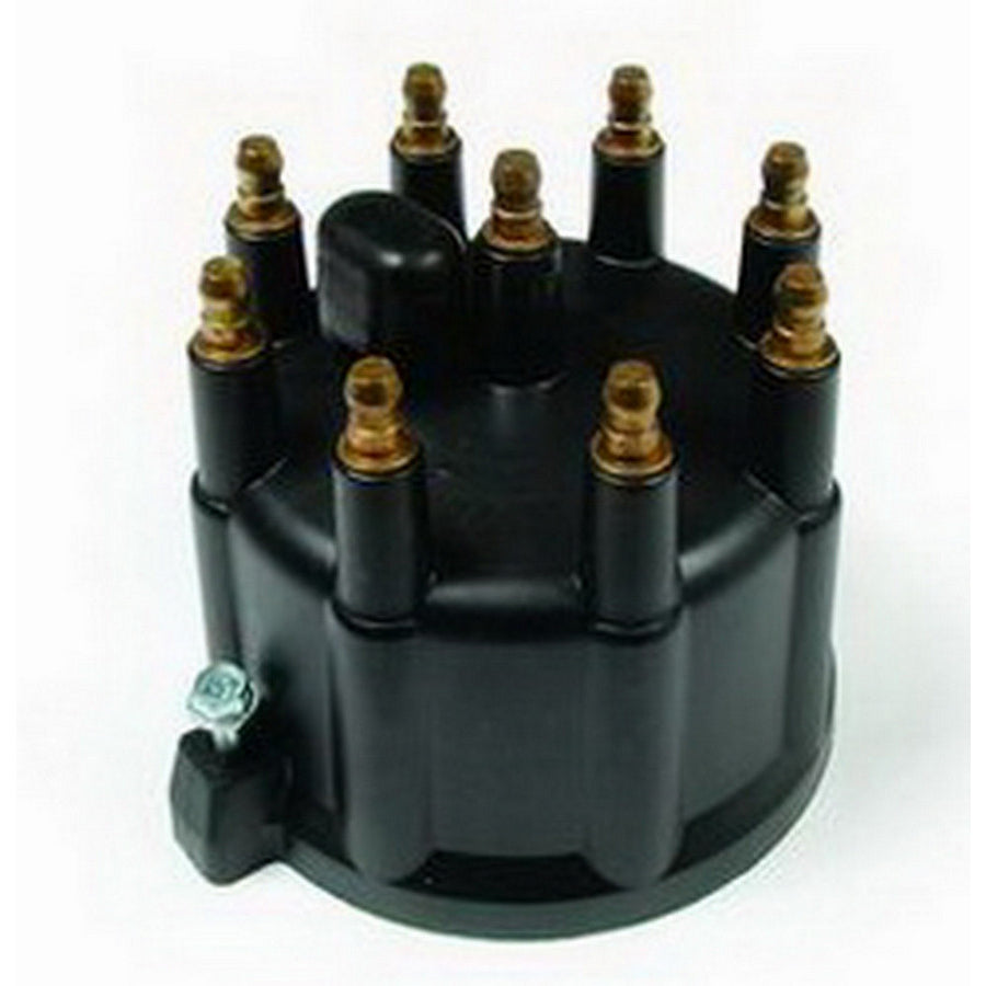 ACCEL Distributor Cap - HEI Style Terminals - Brass Terminals - Screw Down - Black - Vented - Small Block Mopar