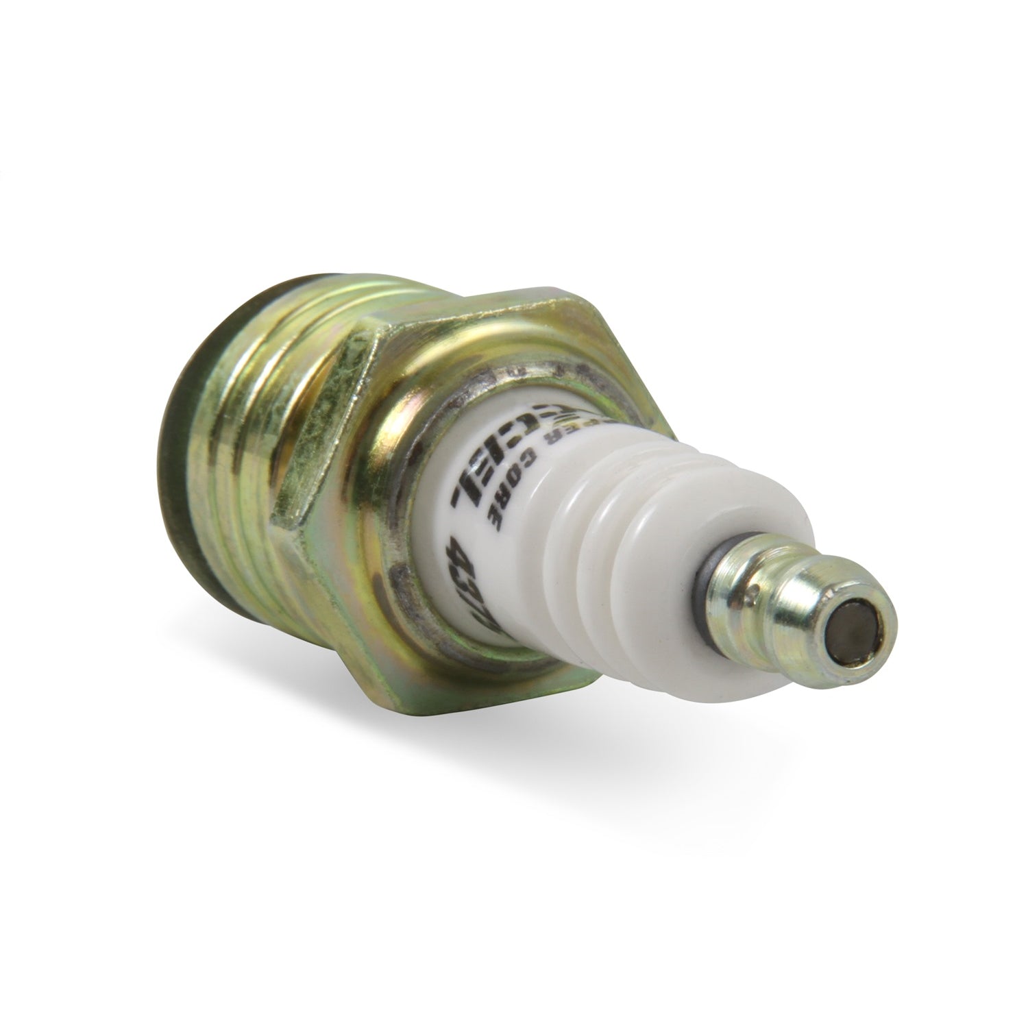 ACCEL Shorty Spark Plug - 14 mm Thread - 0.375 in R - Gasket Seat - Resistor - Set of 8