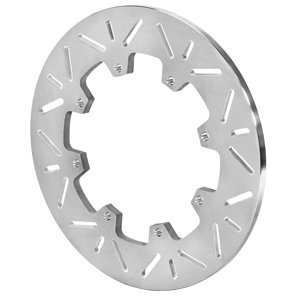 Wilwood Slotted Brake Rotor - 12 in OD - 0.36 in Thick - 8 x 7.00 in Bolt Pattern - Titanium - Sprint Car