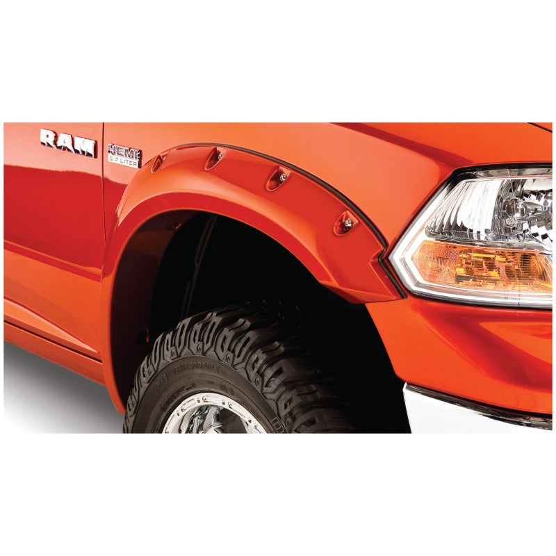 Bushwacker Pocket Style Front / Rear Fender Flare - 2.6 in Wide Front