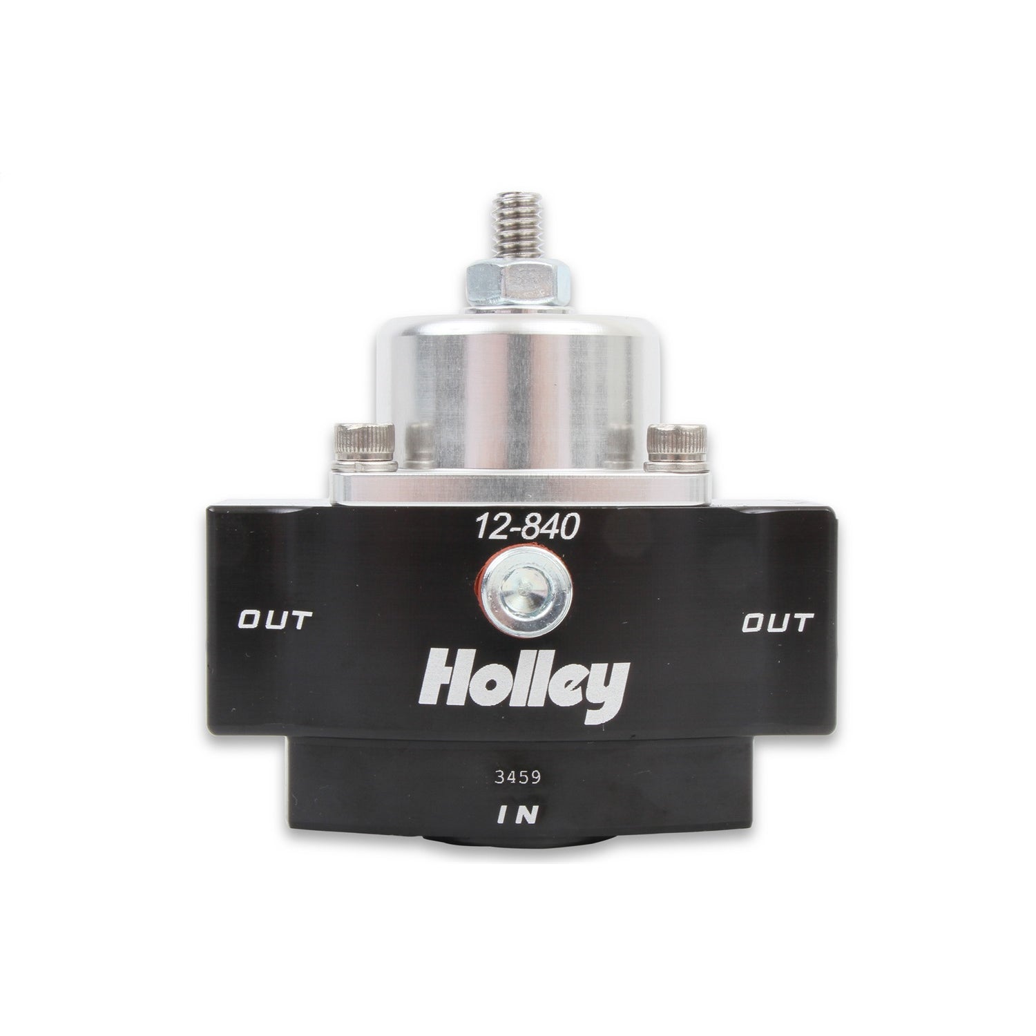 Holley Street / Strip 4.5 to 9 psi In-Line Fuel Pressure Regulator - 3/8 in NPT Inlet