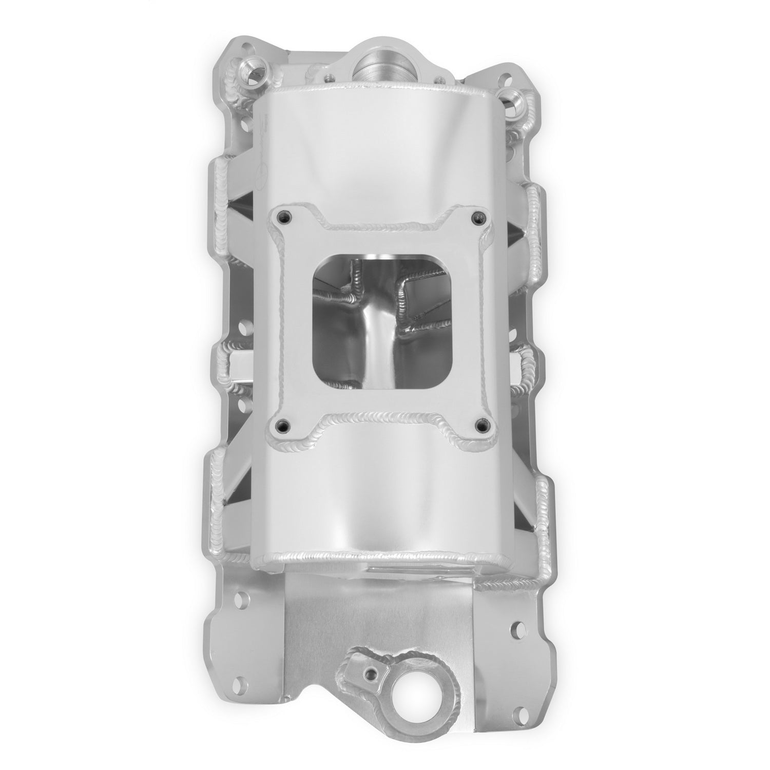 Holley Sniper Sniper Sheet Metal Fabricated Square Bore Single Plane Intake Manifold - Small Block Chevy