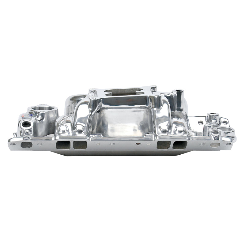 Edelbrock Performer RPM Air-Gap Intake Manifold - SB Chevy - Polished - (Non-EGR)