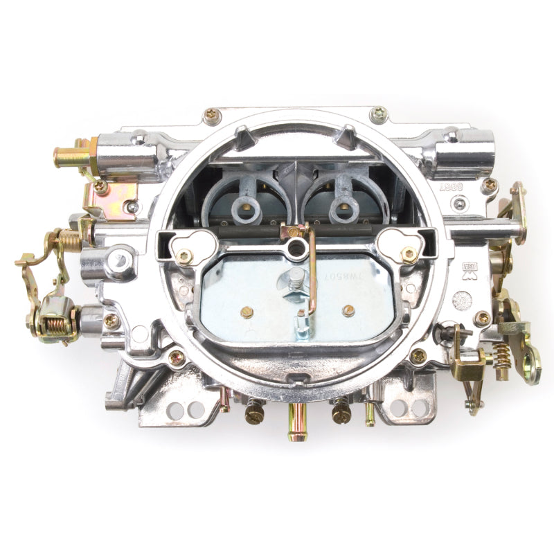 Edelbrock Performer 600 CFM 4-Barrel Carburetor - Square Bore - Manual Choke - Mechanical Secondary - Single Inlet - Satin
