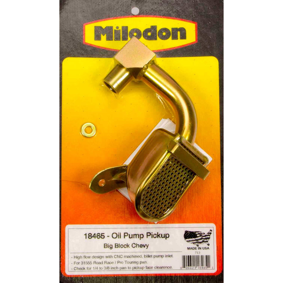 Milodon Oil Pump Pickup - BBC - Press Fit
