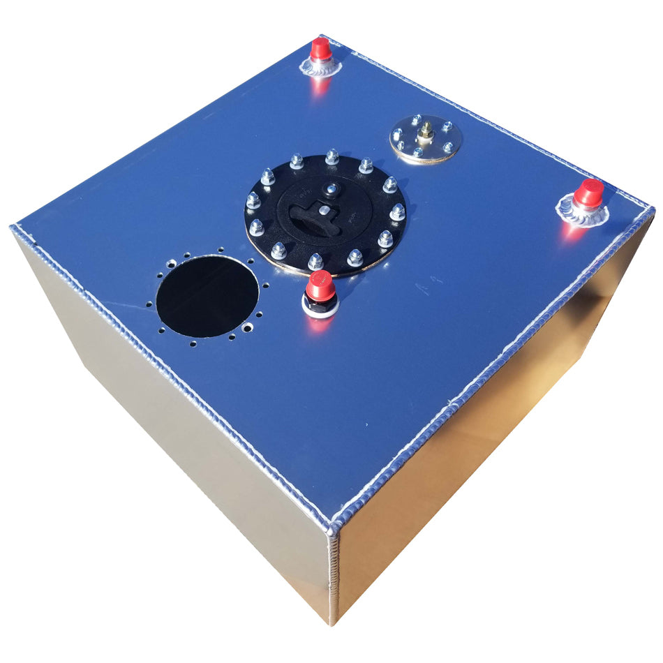 RCI 15 Gallon Fuel Cell - 20 in Wide x 18 in Deep x 10 in Tall - 8 AN Male Return - 8 AN Male Vent 2150ZS