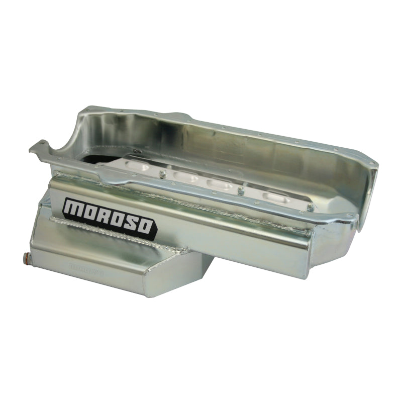 Moroso Power Kickout Series Oval Track Wet Sump Oil Pan - GM A-Body Cars