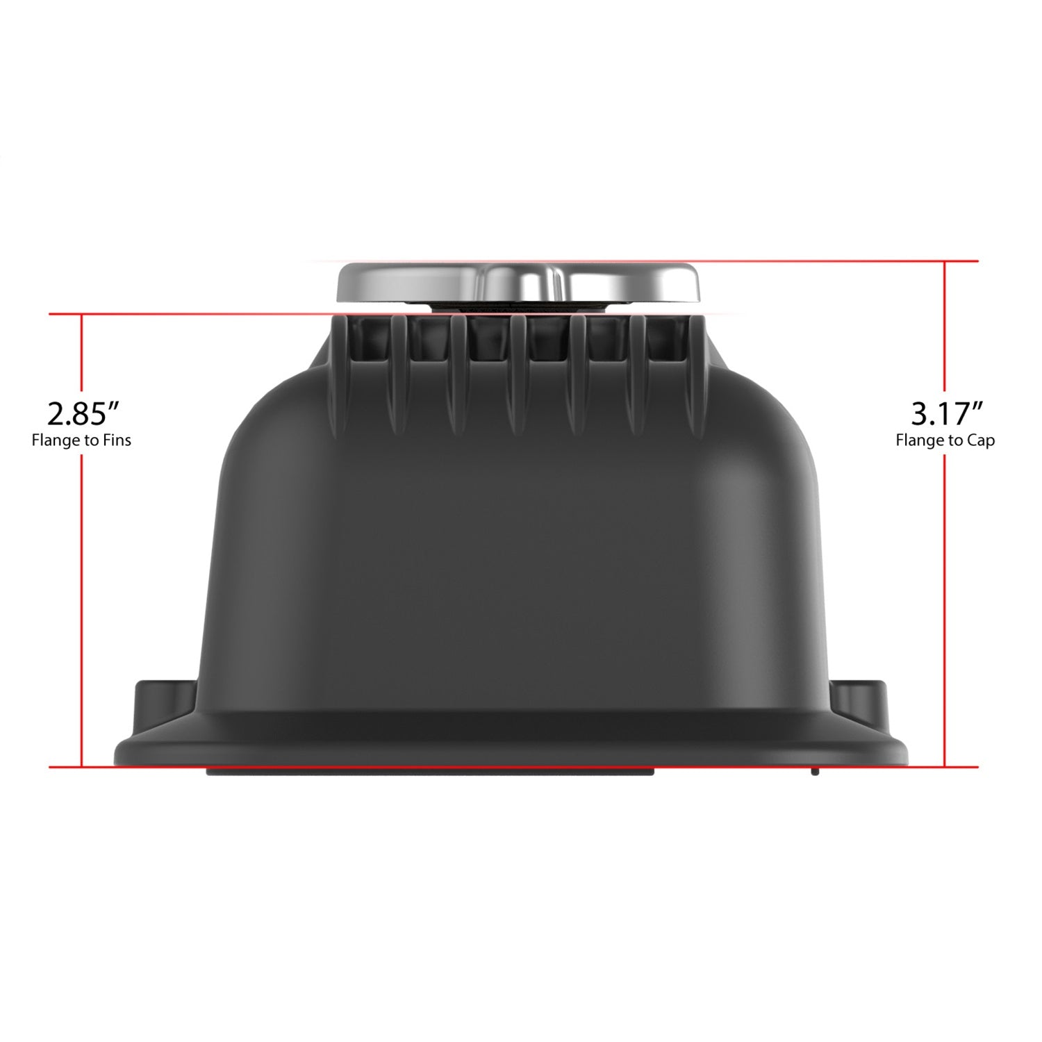 Holley Muscle Series Valve Covers - SB Chevy -Black Finish - SB Chevy