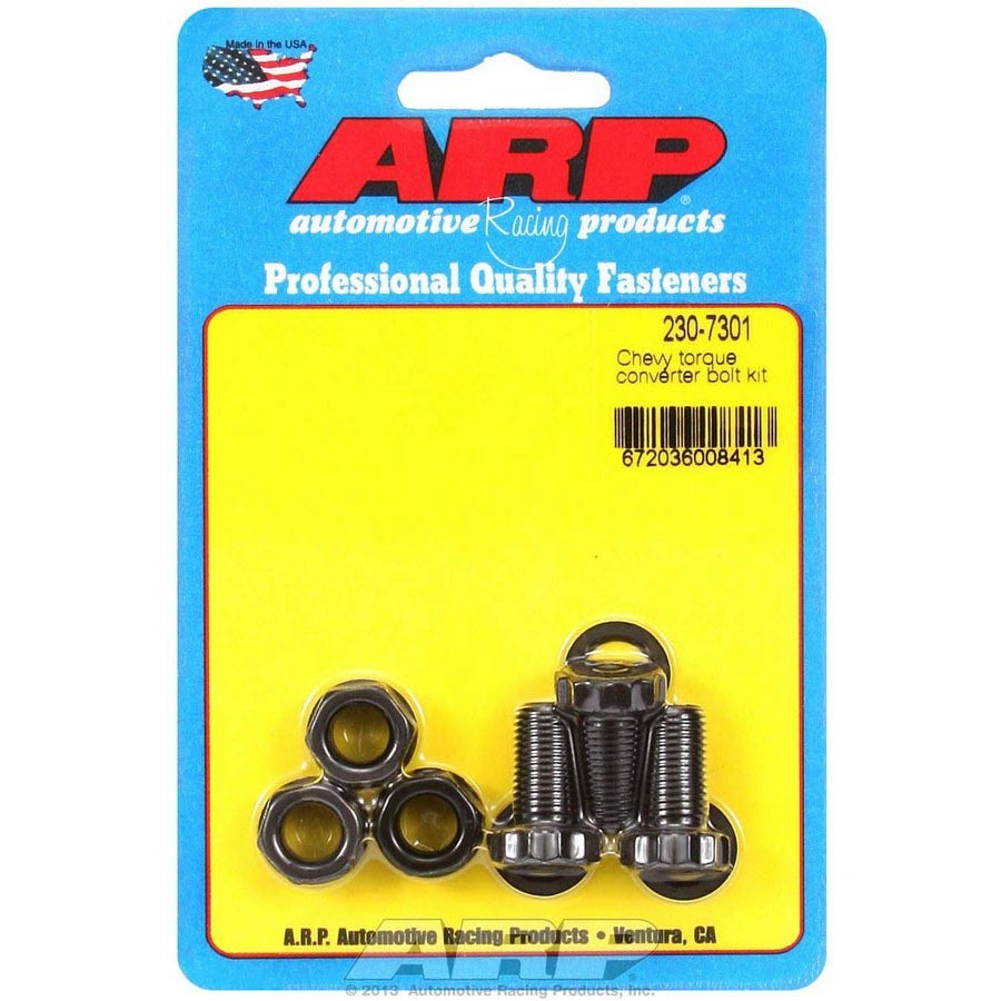 ARP GM Torque Converter Bolt Kit - 3/8"-24, 12-Point, Steel, Fits 11" Converters, GM TH350