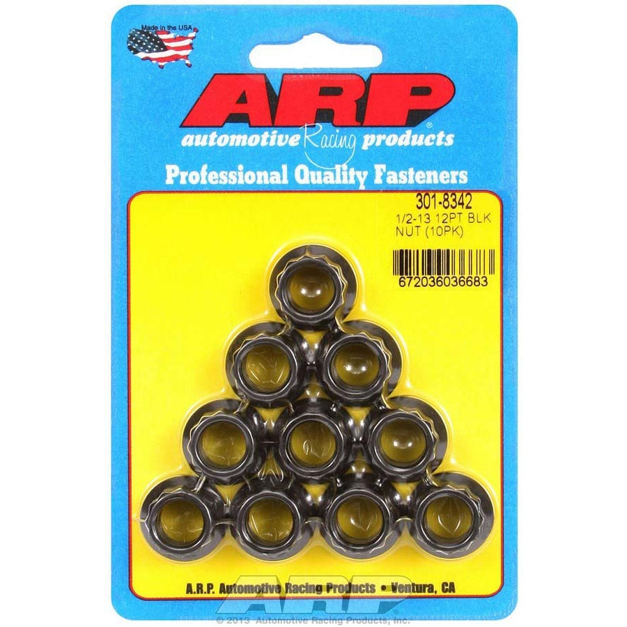 ARP 1/2-13 12-Point Nut Kit (10 Pack)