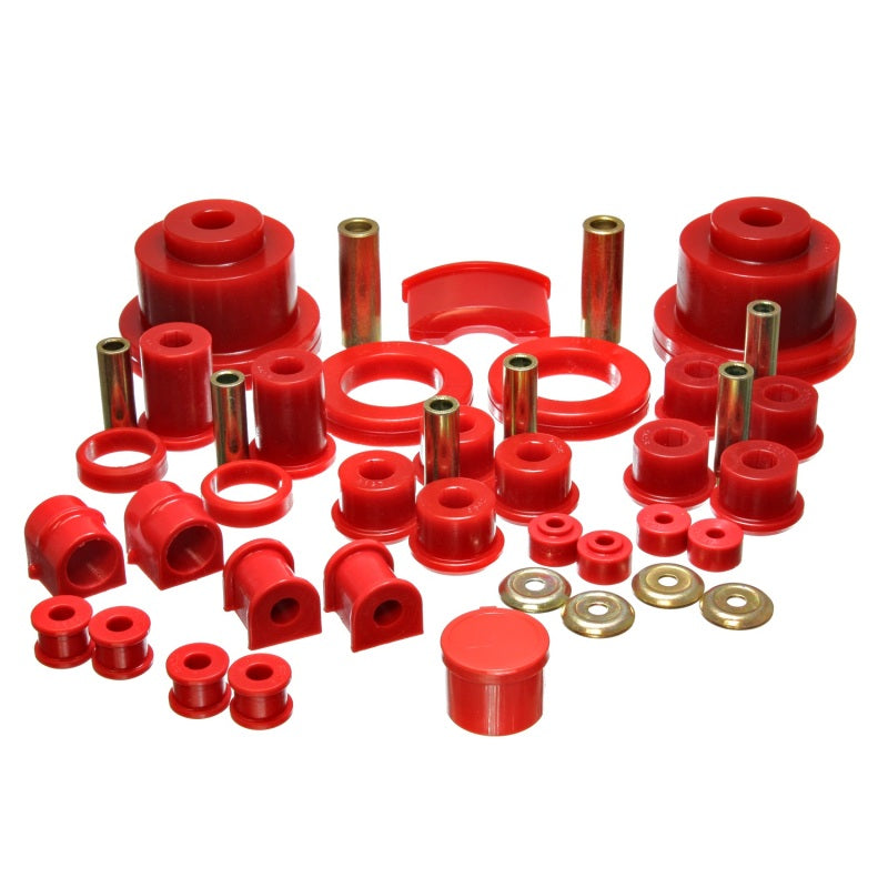 Energy Suspension Hyper-Flex System Bushing Kit - Subframe/Suspension Bushings - Red - Pontiac GTO 2004-06