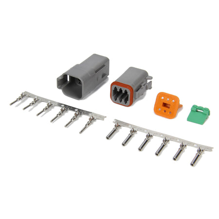 MSD Deutsch 6-Pin Connector - 16 Gauge