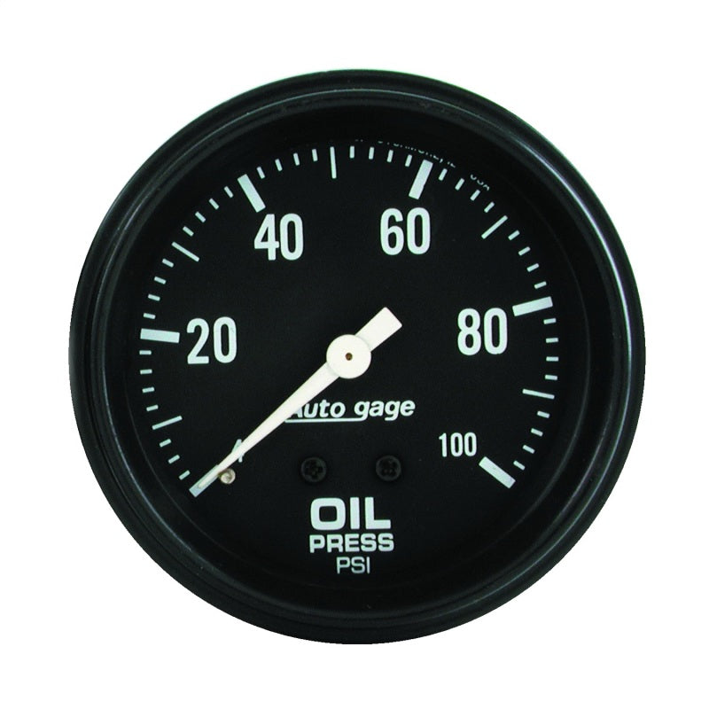 Auto Gage Oil Pressure Gauge - 2-5/8"