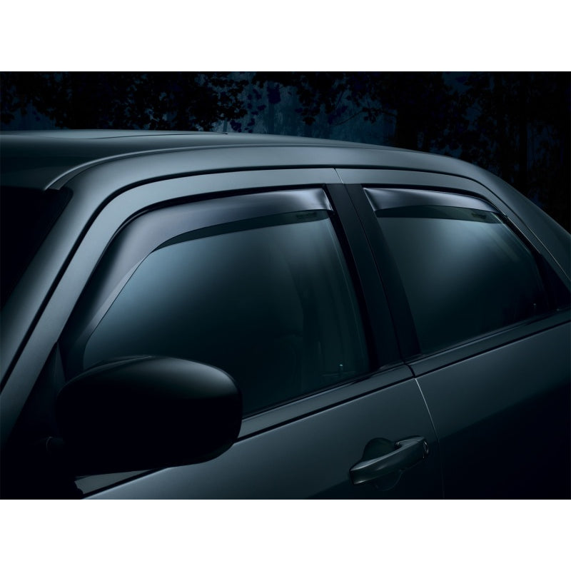 WeatherTech Side Window Deflectors - Front/Rear - Dark Smoke - GMC Acadia/Saturn Outlook 2007-16
