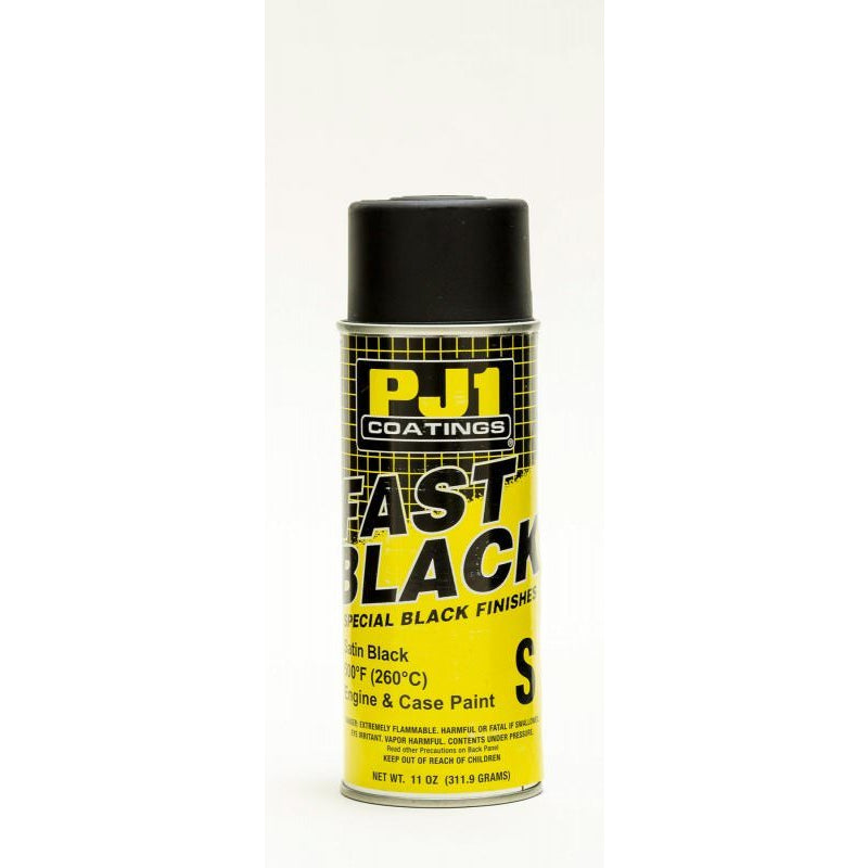 PJ1 Products Fast Black Paint Engine High Temp Enamel - Satin Black