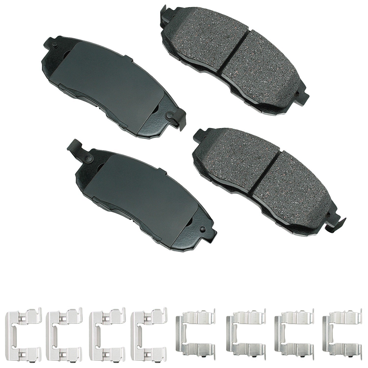Akebono Brakes ProACT Front Brake Pads - Infiniti/Nissan 2001-18 (Set of 4)
