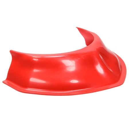 Dirt Defender Racing Products 3-1/2" Height Hood Scoop 20" Wide Tapered Front Plastic - Red