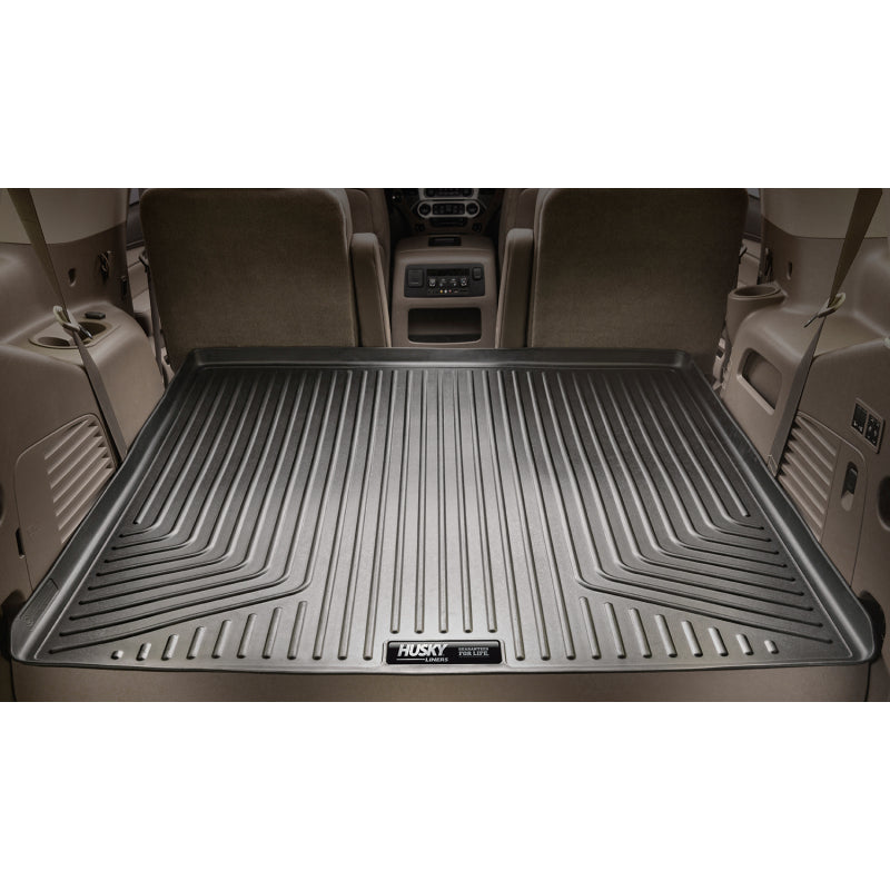 Husky Liners WeatherBeater Behind 3rd Row Cargo Liner - Black - Toyota Midsize SUV 2010-23