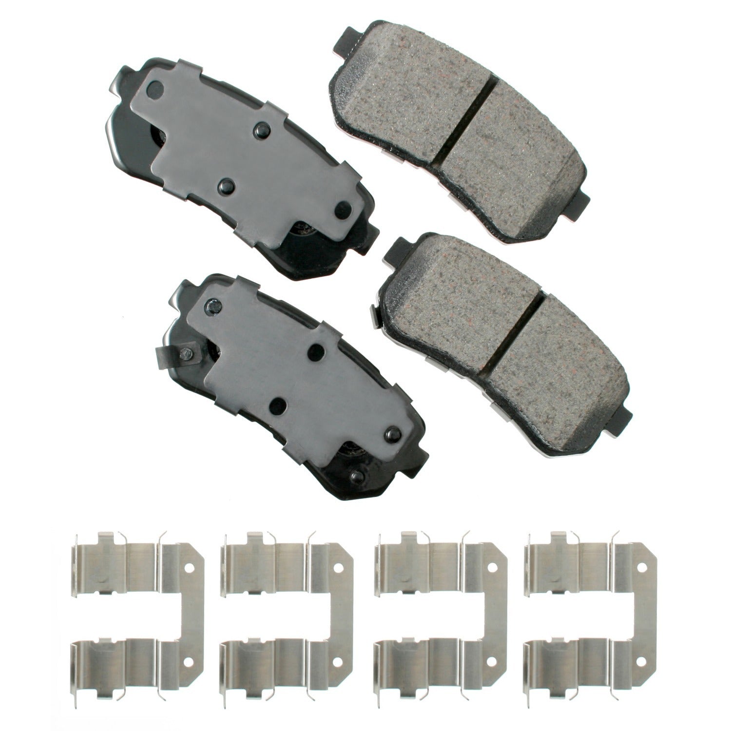 Akebono Brakes ProACT Rear Brake Pads - Various Hyundai/Kia Applications 2006-15 (Set of 4)
