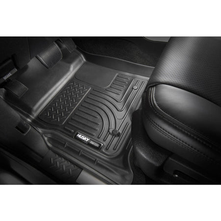 Husky Liners Front/2nd Seat Floor Liner Weatherbeater Plastic Black - Hyundai Elentra 2011-13